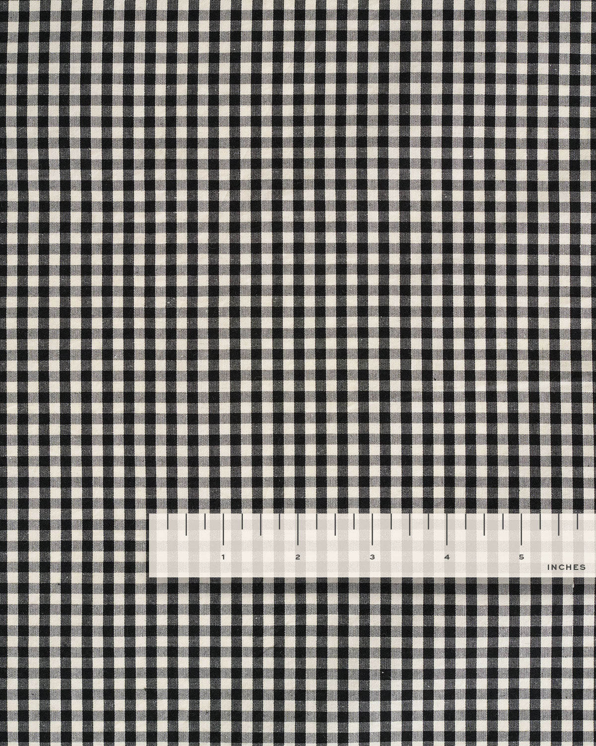 Black Micro Gingham Premium Cotton