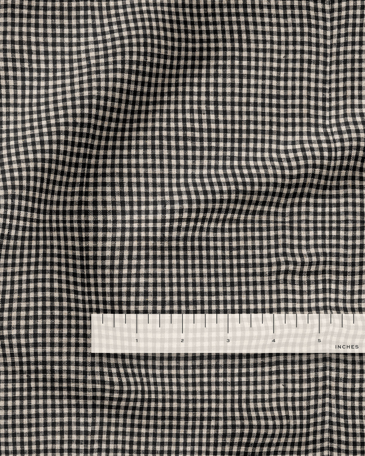 Micro Black and Natural Gingham Linen – Matchy Matchy Sewing Club