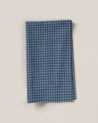 Micro Coverall Gingham Linen