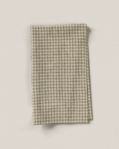 Micro Toast Gingham Linen