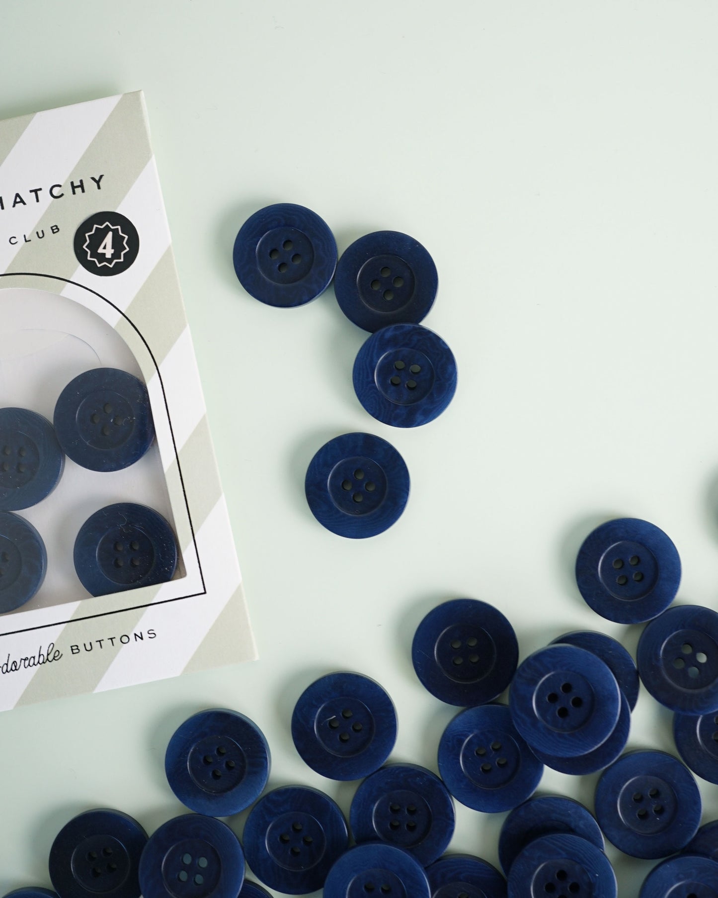 Midnight 1" Corozo Nut Buttons