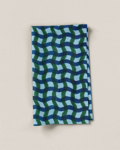 Midnight Dip Organic Cotton Block Print