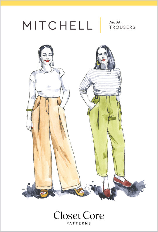 Mitchell Trousers Printed Pattern