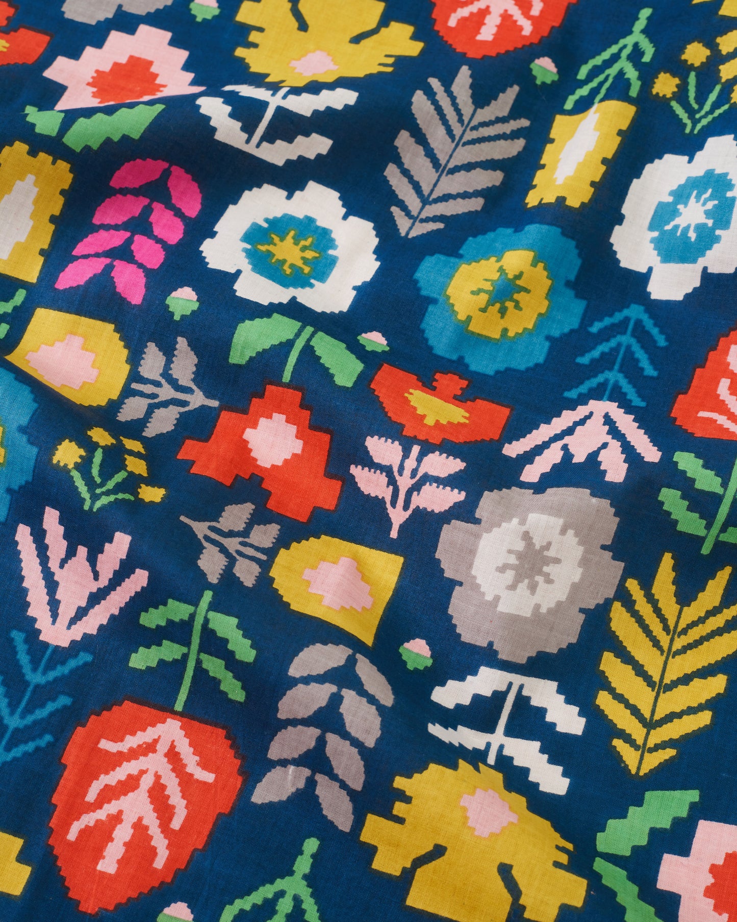 Multi Digi Floral Block Print