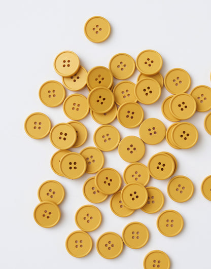 Mustard Shell Button Retro Resin Buttons for Sewing & Crafts – Matchy Matchy Sewing Club