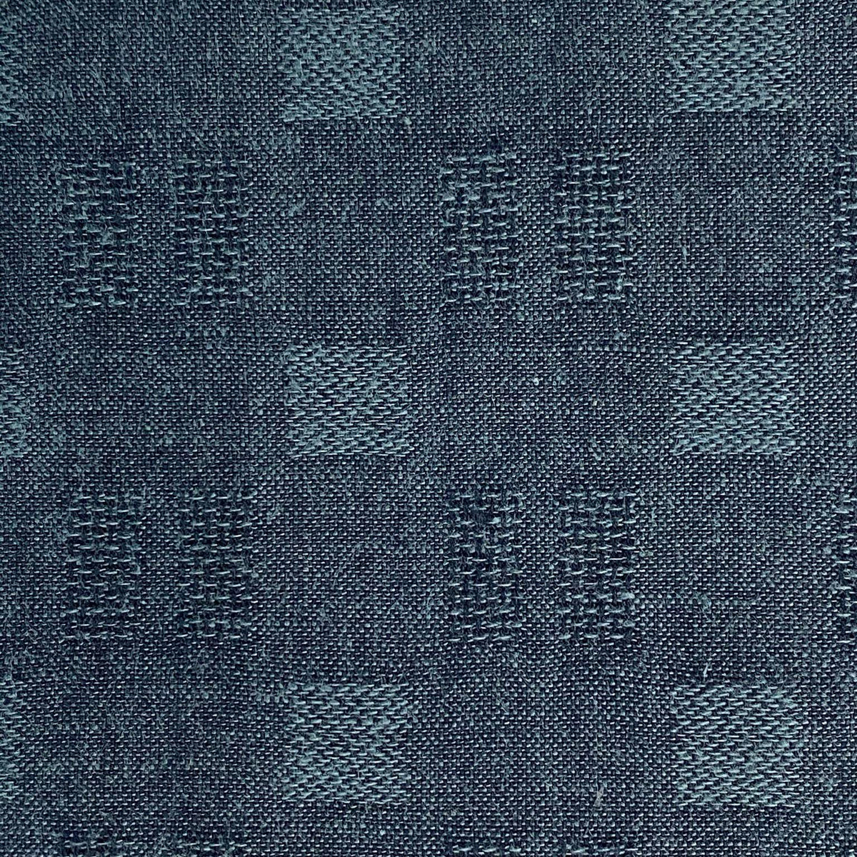 Nikko Waffle Indigo Granite Cotton