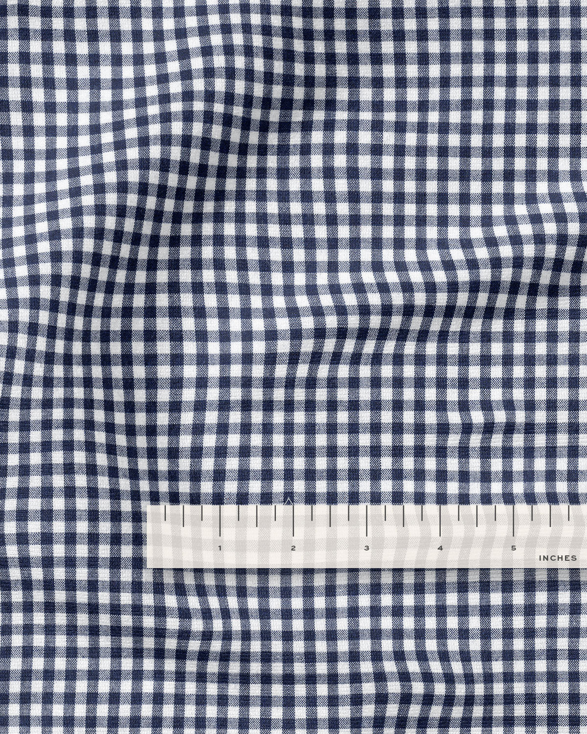 Navy Black Kitchen Gingham Cotton