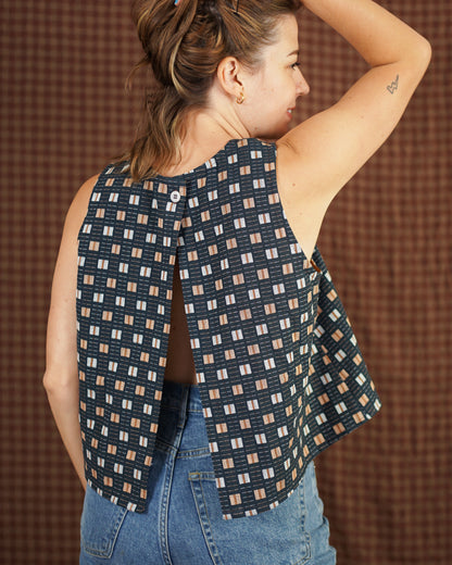 Open Back Smock Top PDF Sewing Pattern