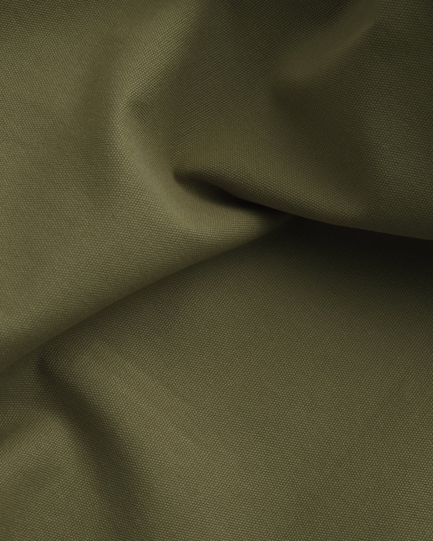 Olive Moss Relaxed Cotton Canvas