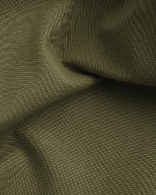 Olive Moss Relaxed Cotton Canvas