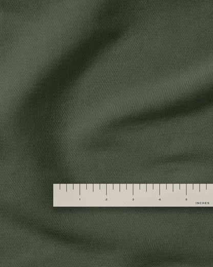 Olive Washed Cotton Twill