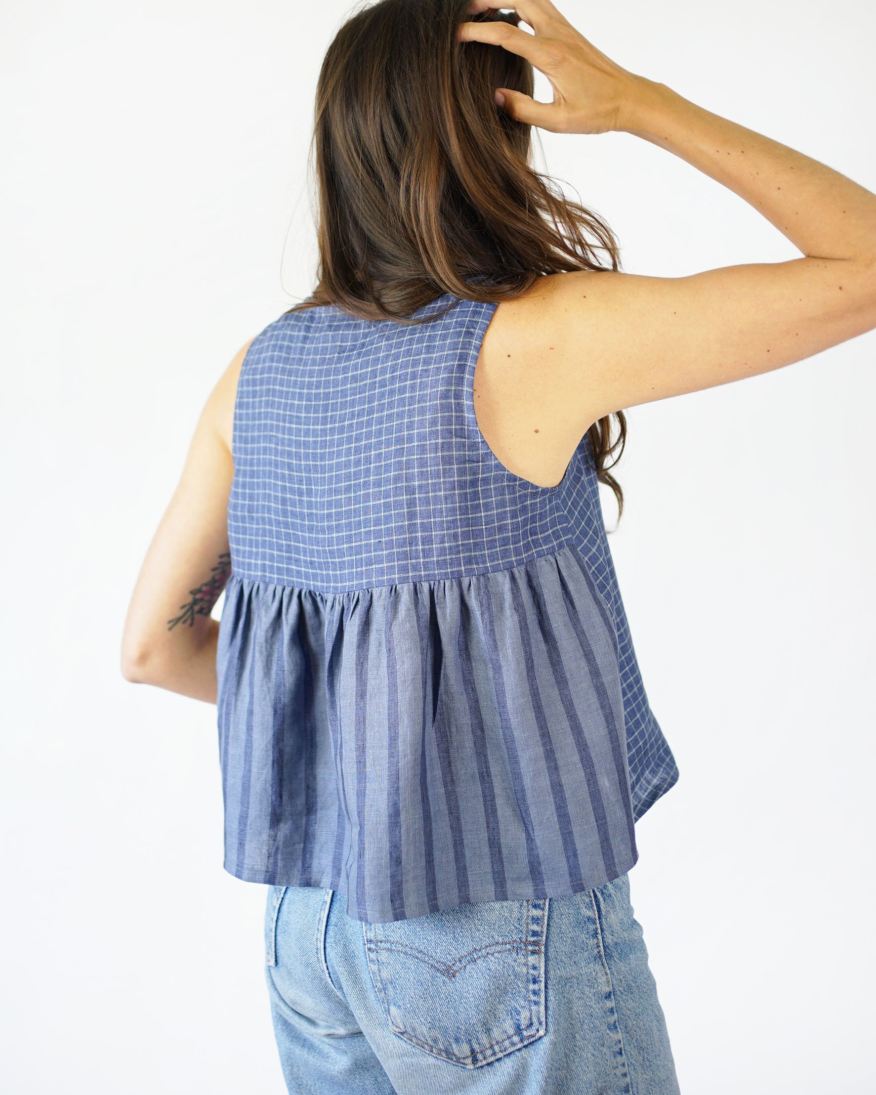 Peplum tank hot sale