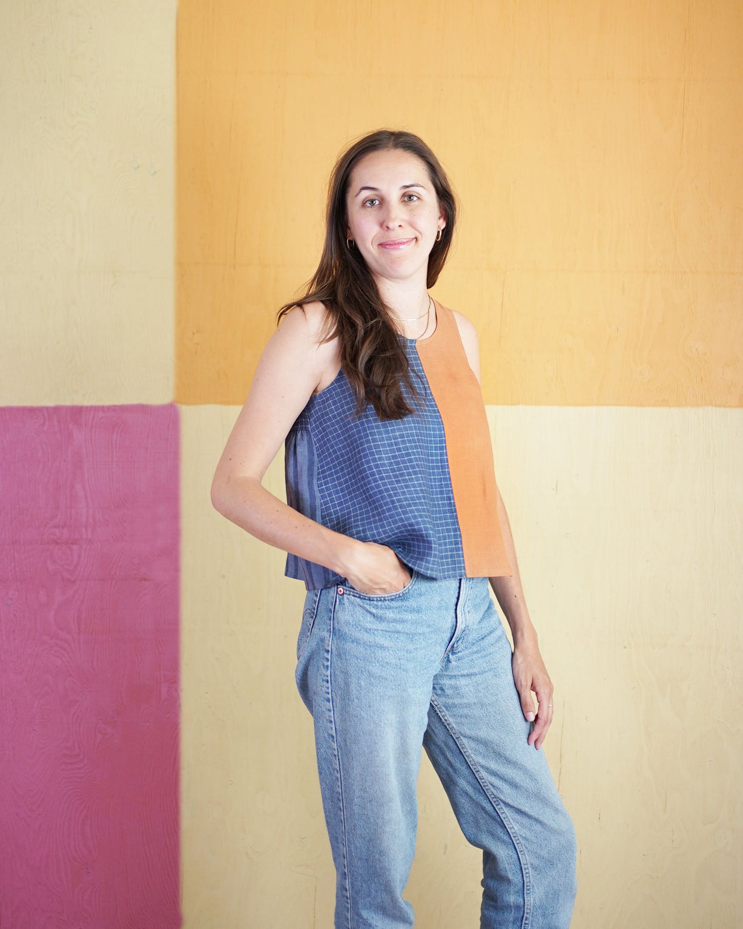 Peplum Split Tank PDF Sewing Pattern