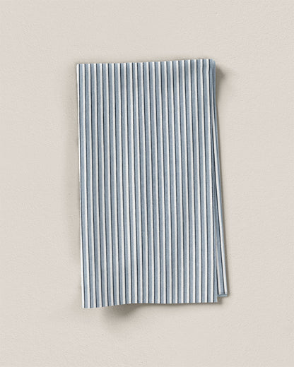 Gray Pinstripe Screen Print Cotton