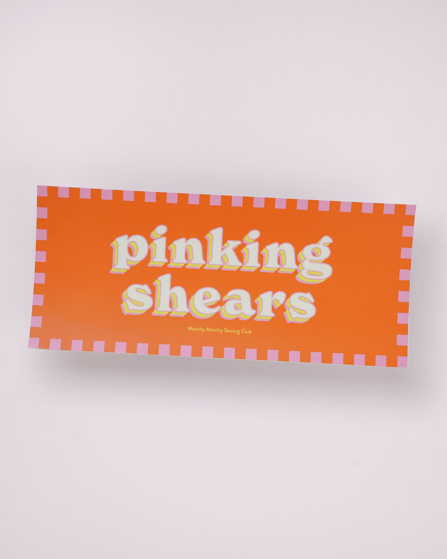 Pinking Shears Bumper Sticker