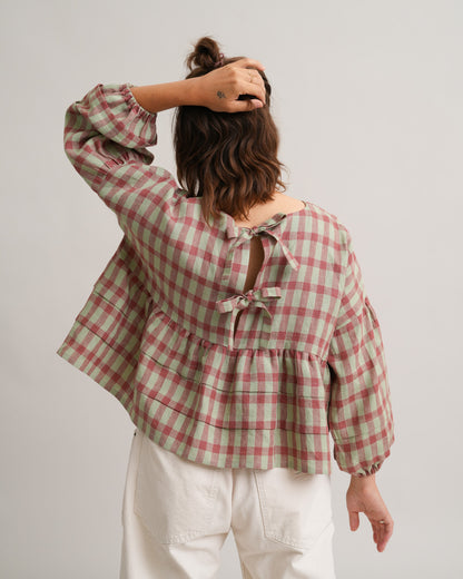 Pintuck Poet Blouse PDF Sewing Pattern