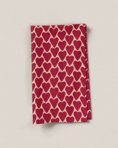 Pomegranate Heart Block Print Cotton