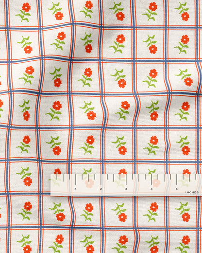 Posey Grid Custom Cotton Twill