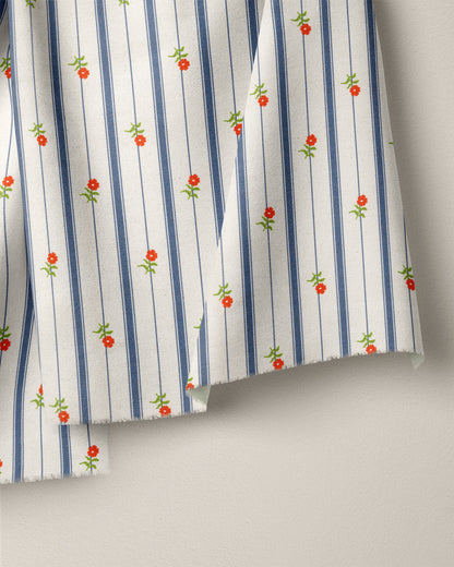 Posey Stripe Custom Cotton Twill