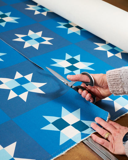 Patchwork Star Washed Cotton Twill