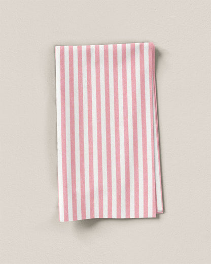 Puff Pink Big Market Stripe Cotton