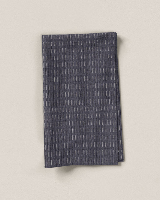 Deep Blue Quilt Linen