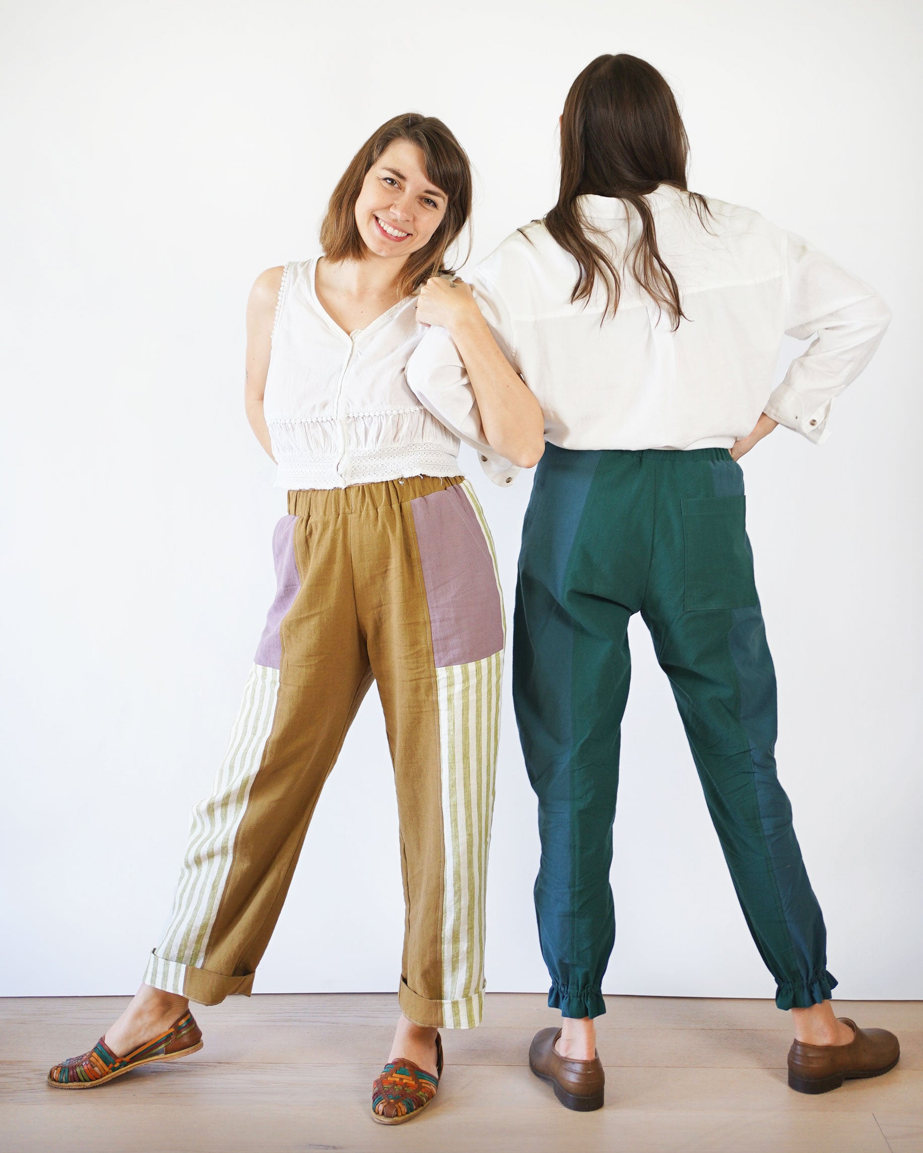 Advice on creating open hip harem pants : r/sewing