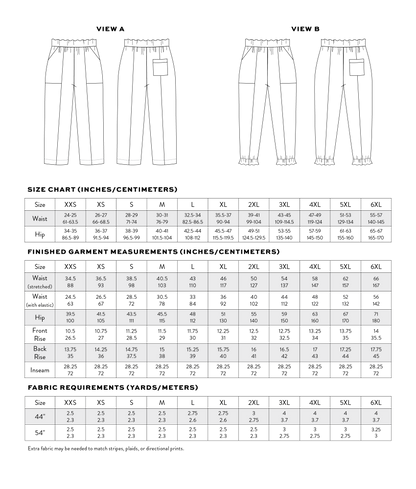 Recess Play Pants PDF Sewing Pattern