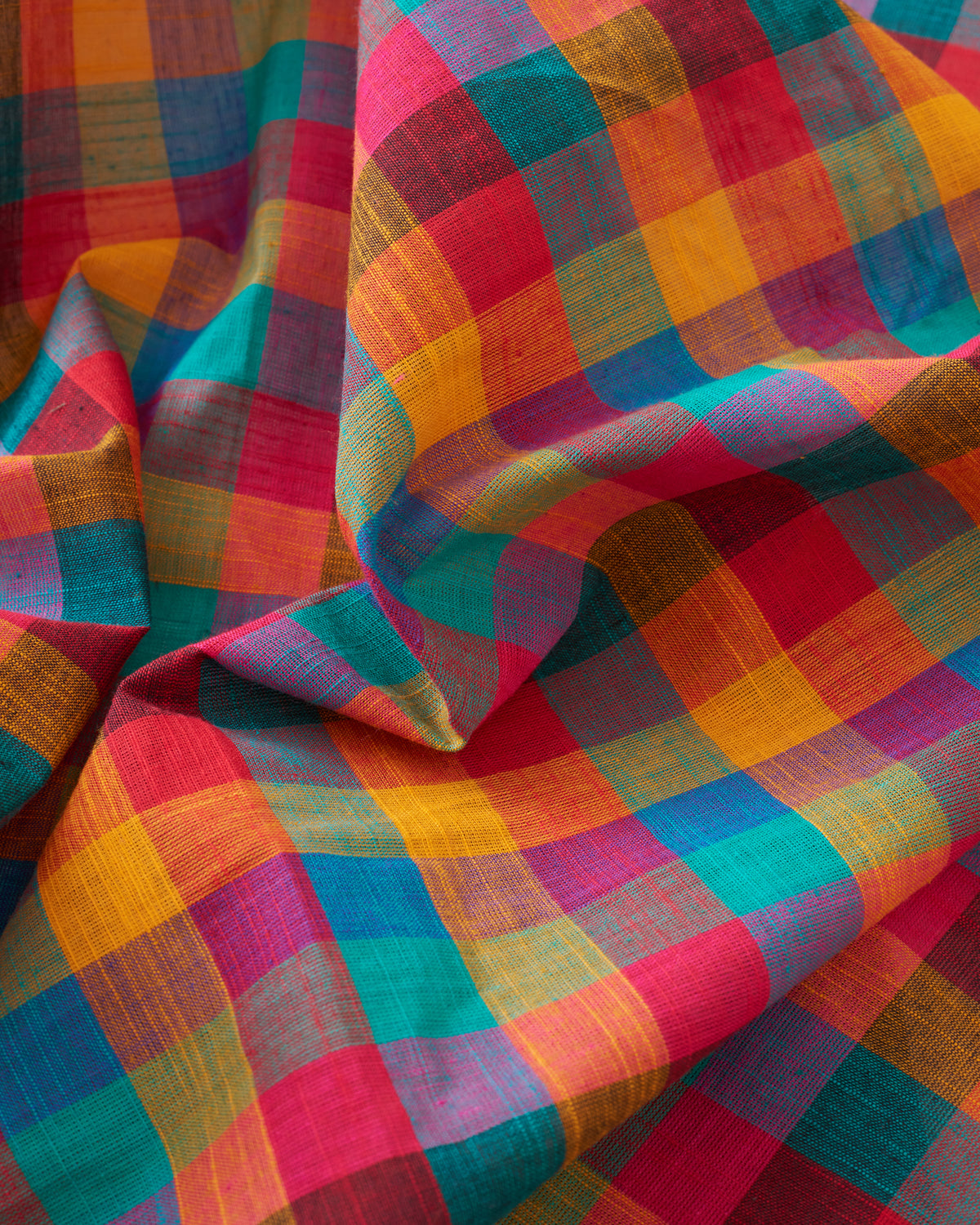 Rainbow Madras Check