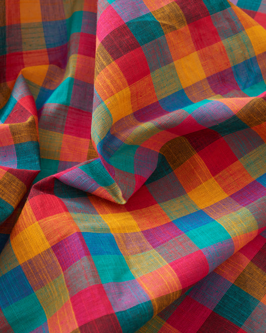 Rainbow Madras Check