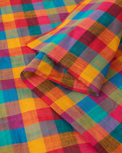 Rainbow Madras Check