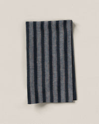 Regatta Blue Dutch Stripe Linen