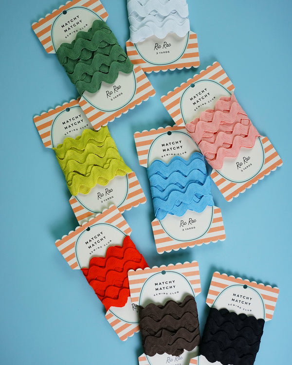 Big Ric Rac Trim for Sewing, Quilting & Crafts – Matchy Matchy Sewing Club