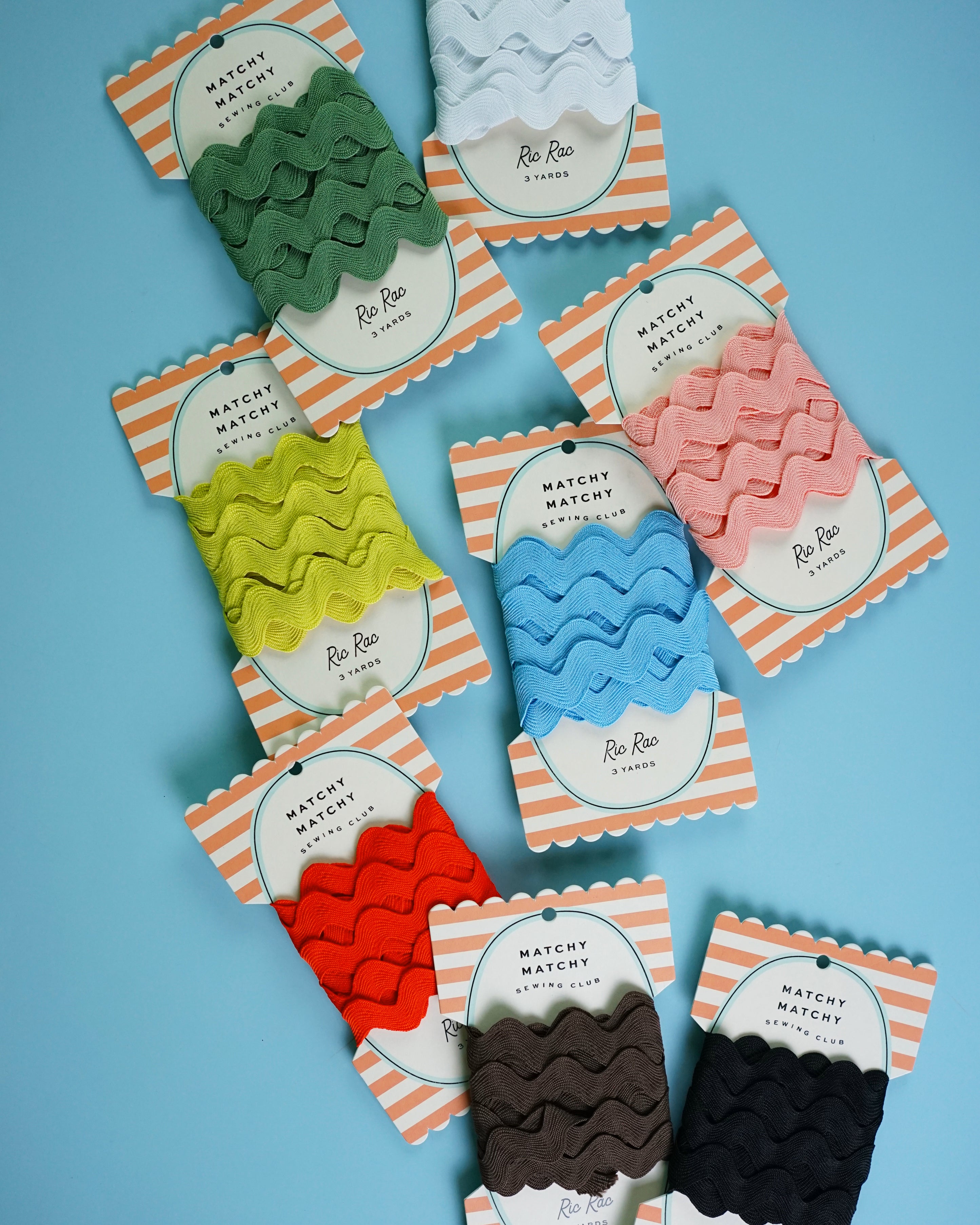 Big Ric Rac Trim for Sewing, Quilting & Crafts – Matchy Matchy Sewing Club