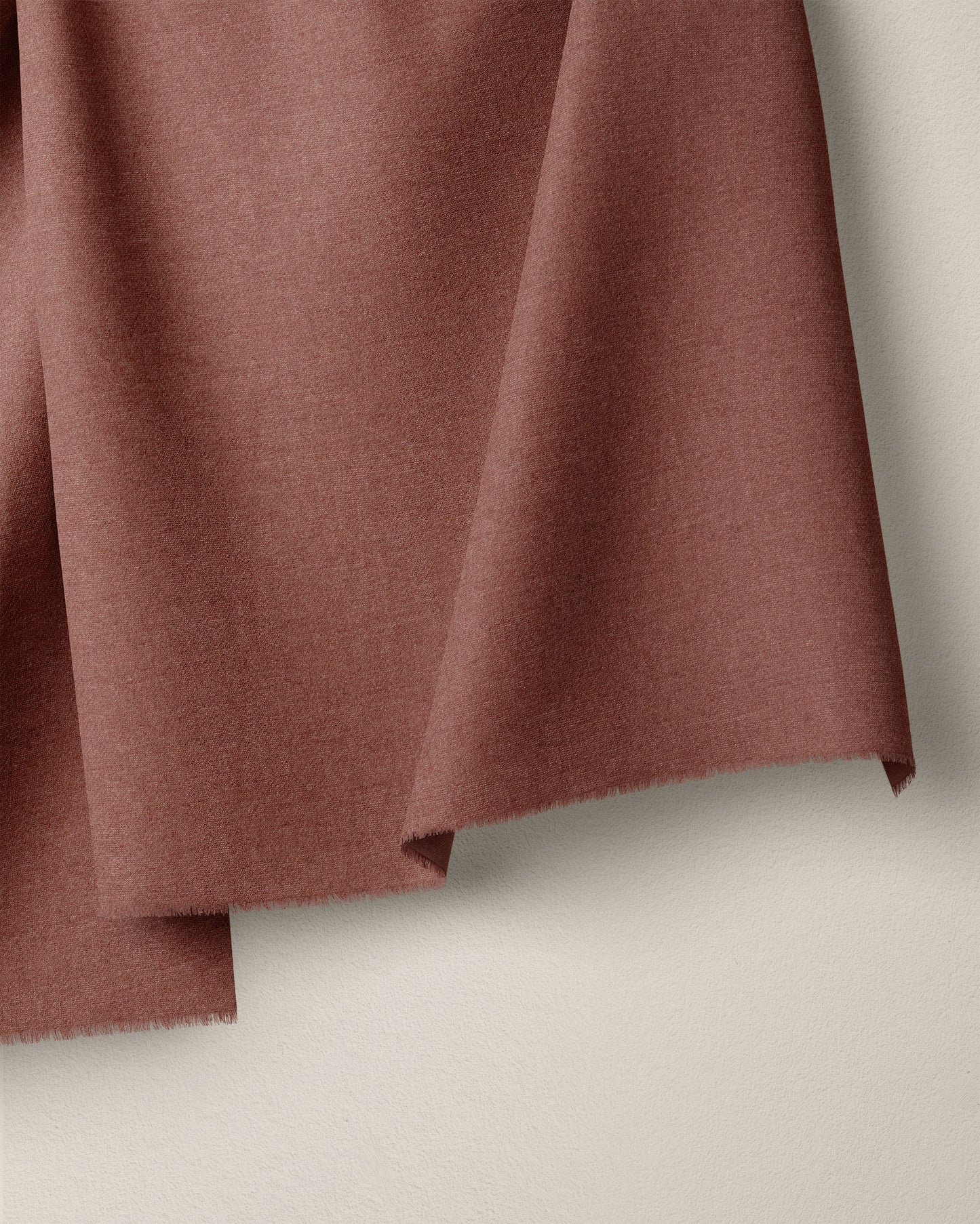 Rosewood Cotton Linen Twill