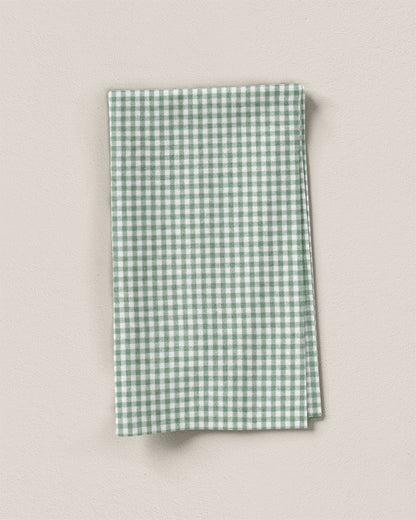 Sage Kitchen Gingham Cotton