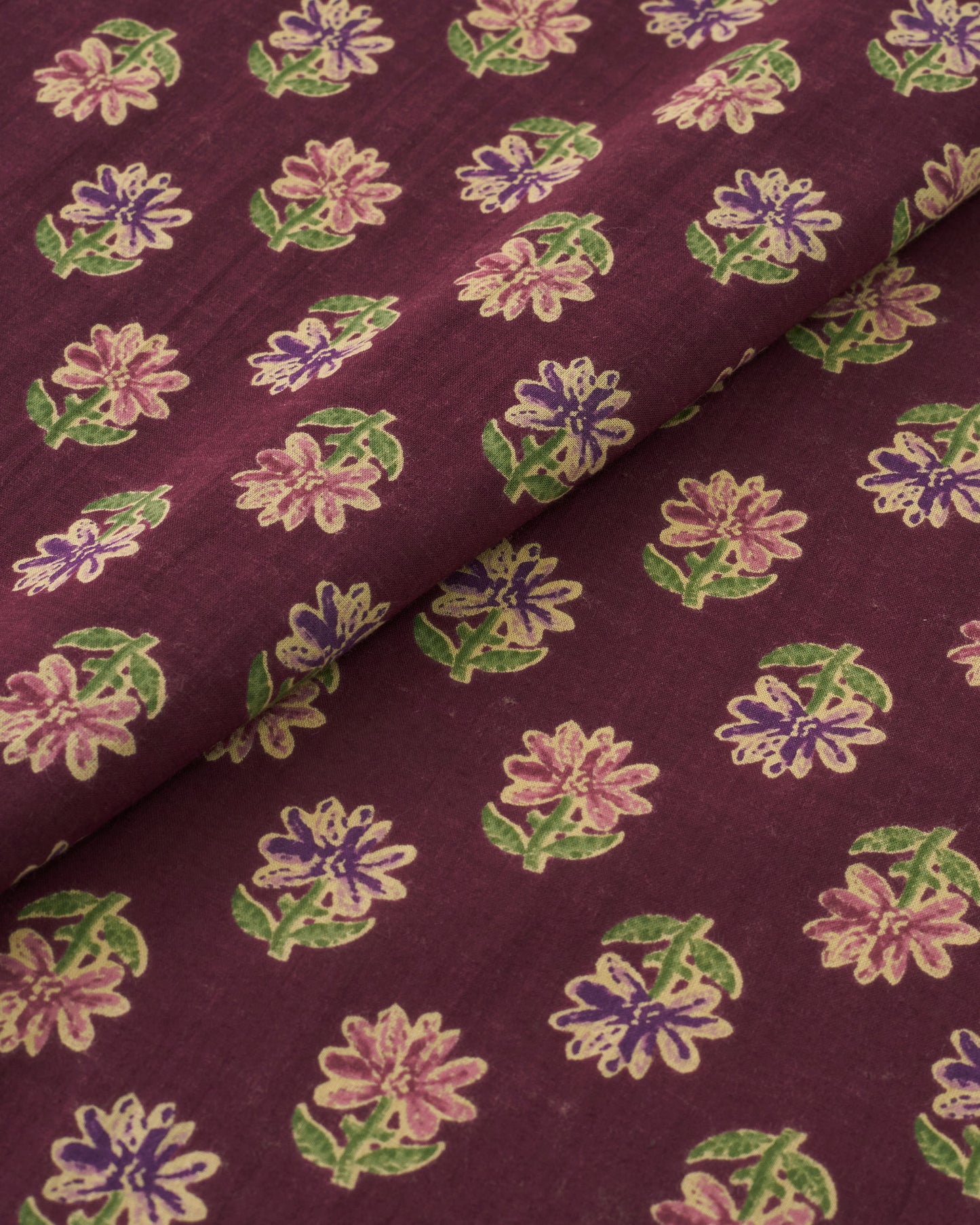 Sangria Bloom Block Print