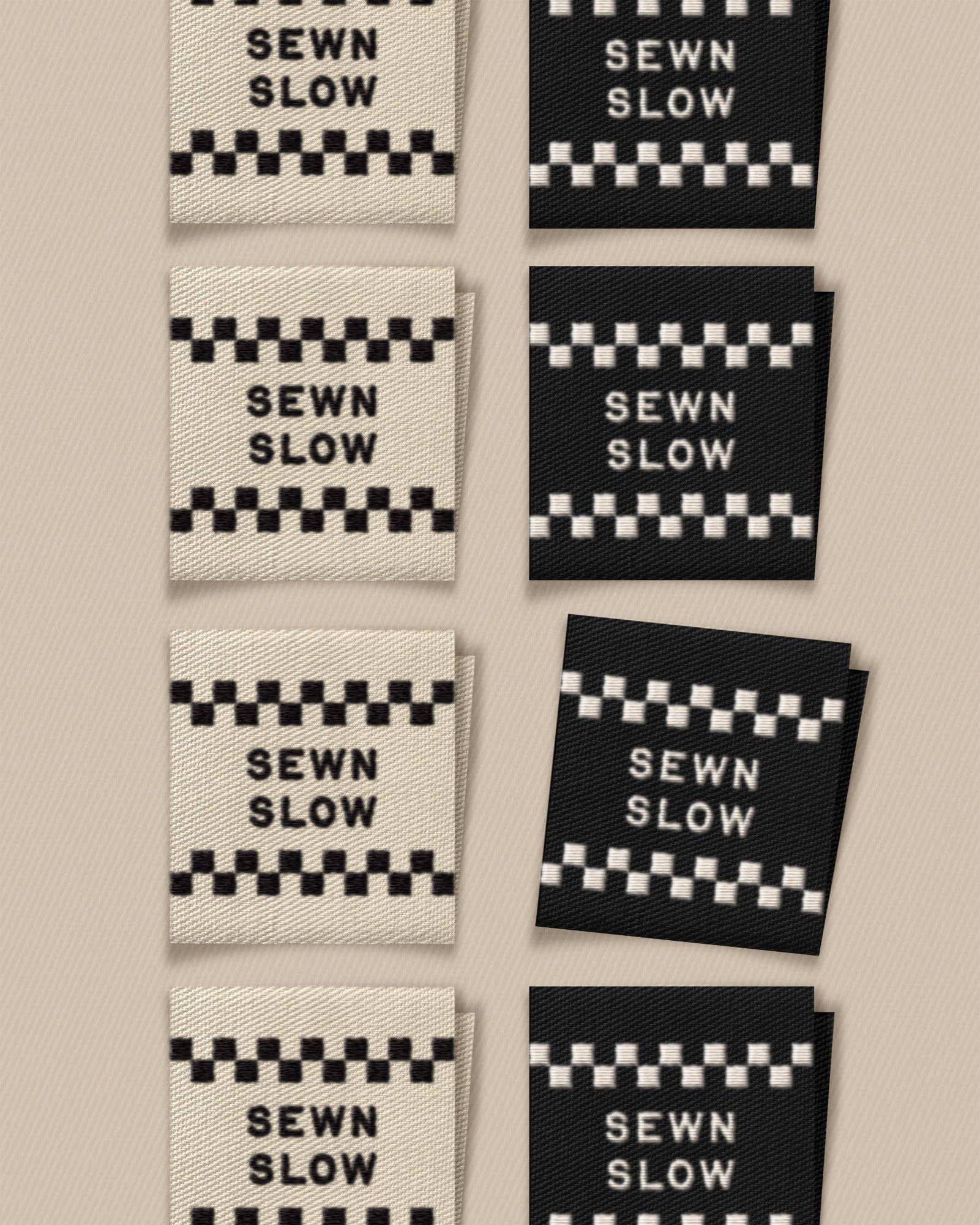 Sewn Slow Square Garment Labels – Matchy Matchy Sewing Club