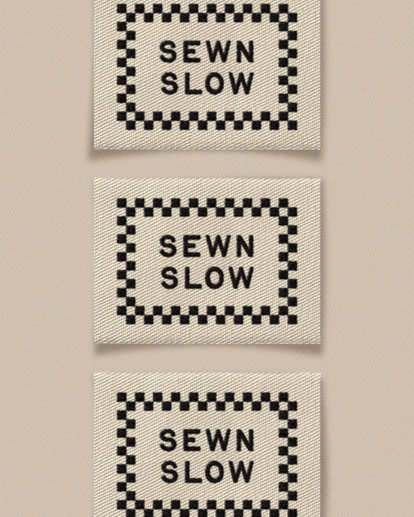 Slow Labels Fun Woven Garment Labels for Handmade Clothing – Matchy Matchy Sewing Club