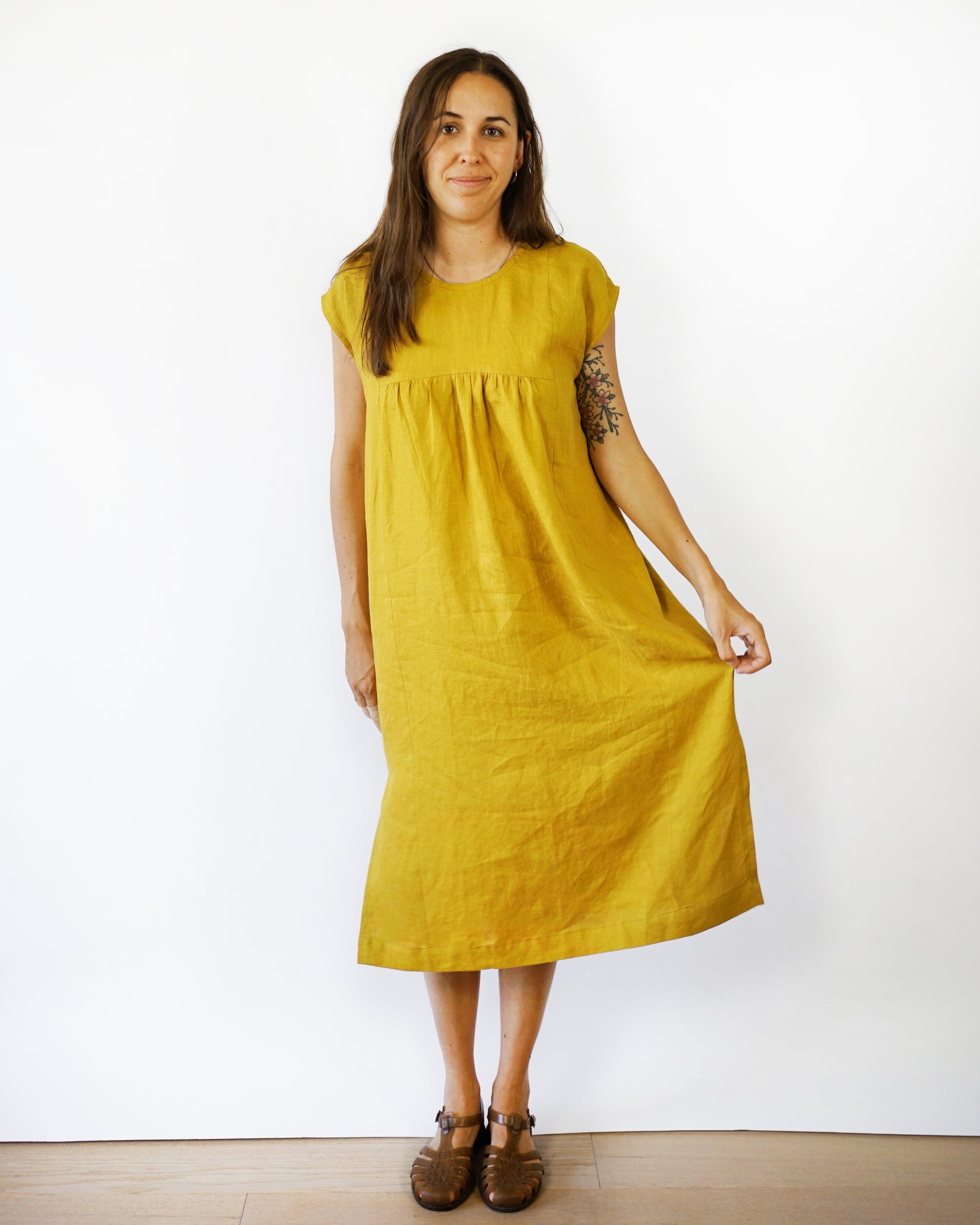 club dress patterns The Sewing Club Lillian Dress & Tank Sewing Pattern