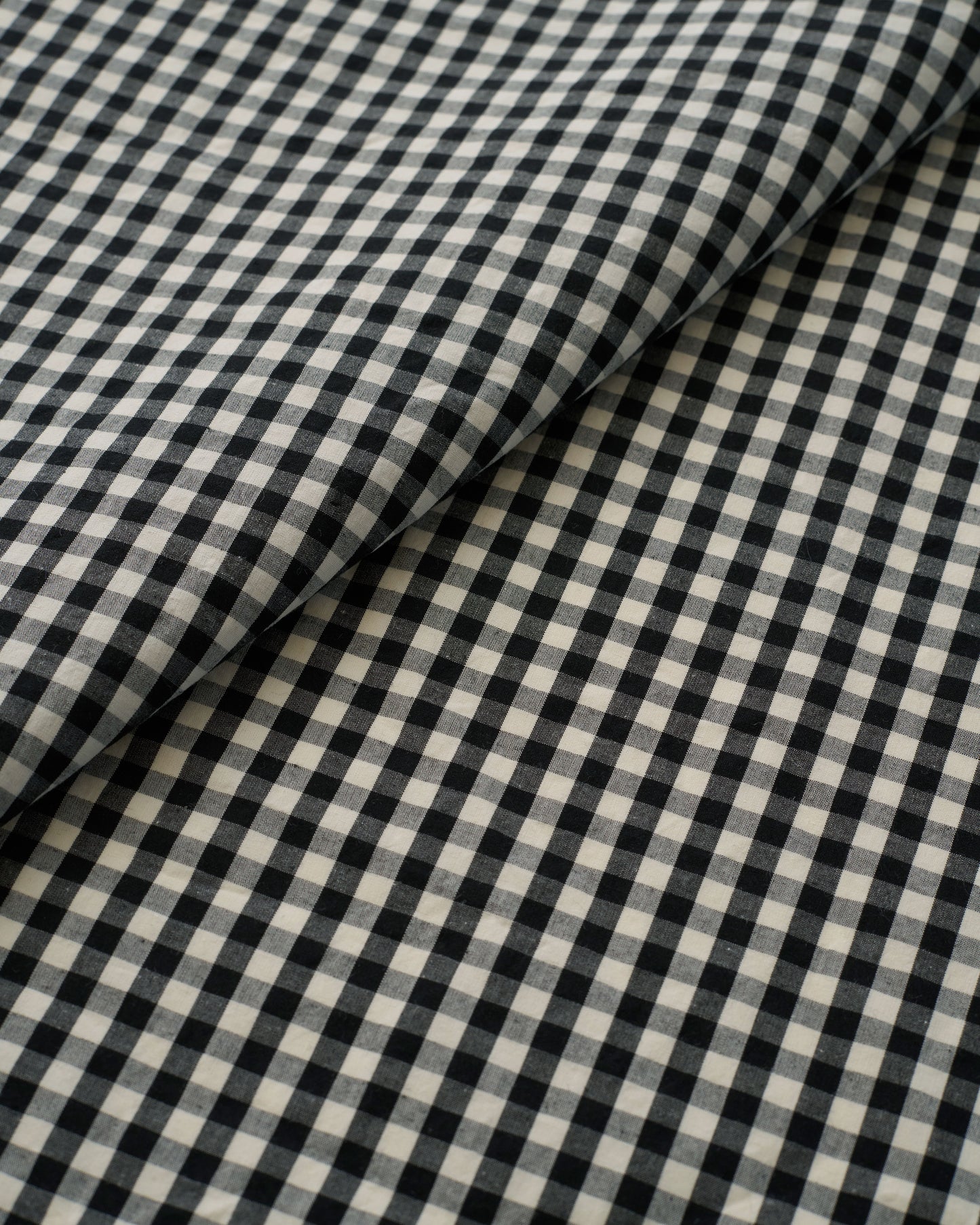 Black Petite Gingham Premium Cotton