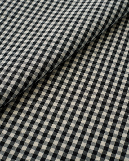 Black Petite Gingham Premium Cotton