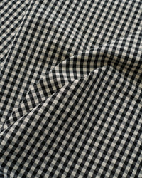 Black Petite Gingham Premium Cotton