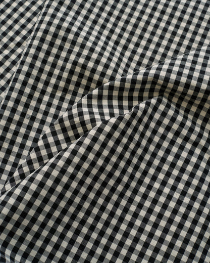 Black Petite Gingham Premium Cotton