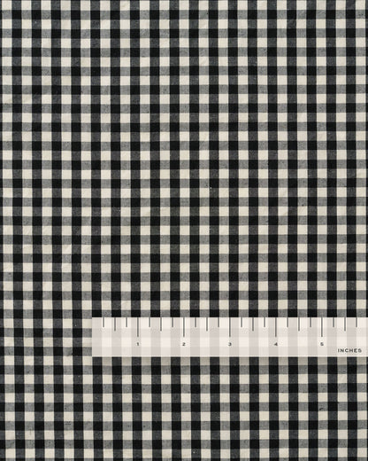Black Petite Gingham Premium Cotton