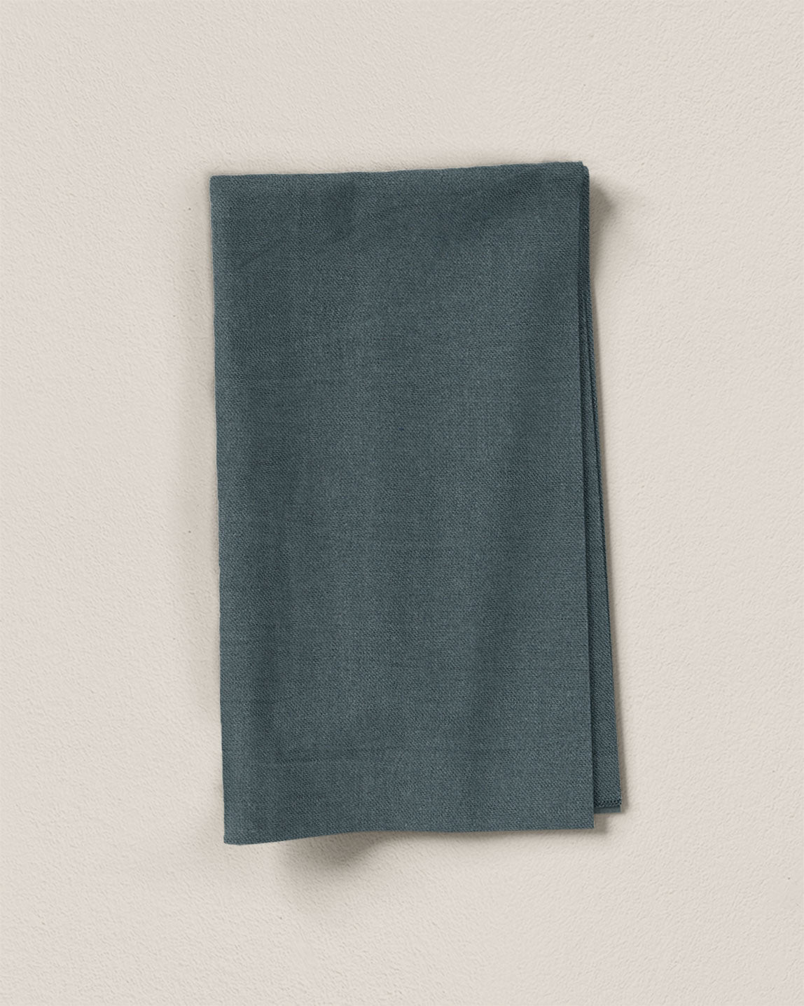 Smoke Blue Cotton Linen Twill