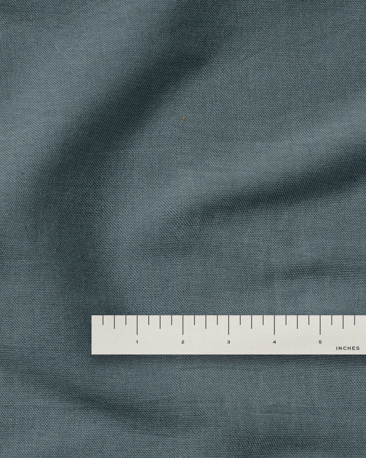 Smoke Blue Cotton Linen Twill