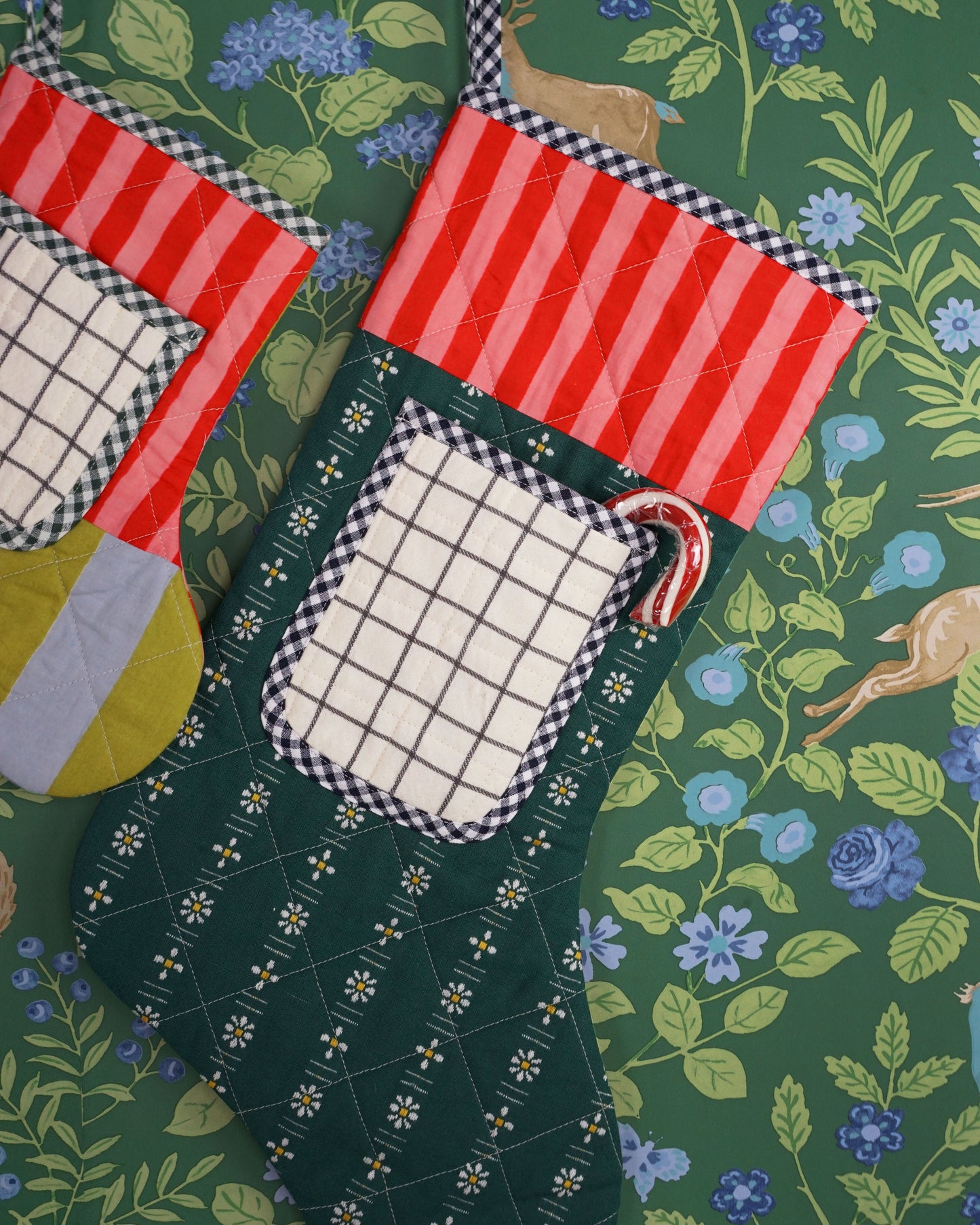 Quilted Pocket Stocking PDF Sewing Pattern