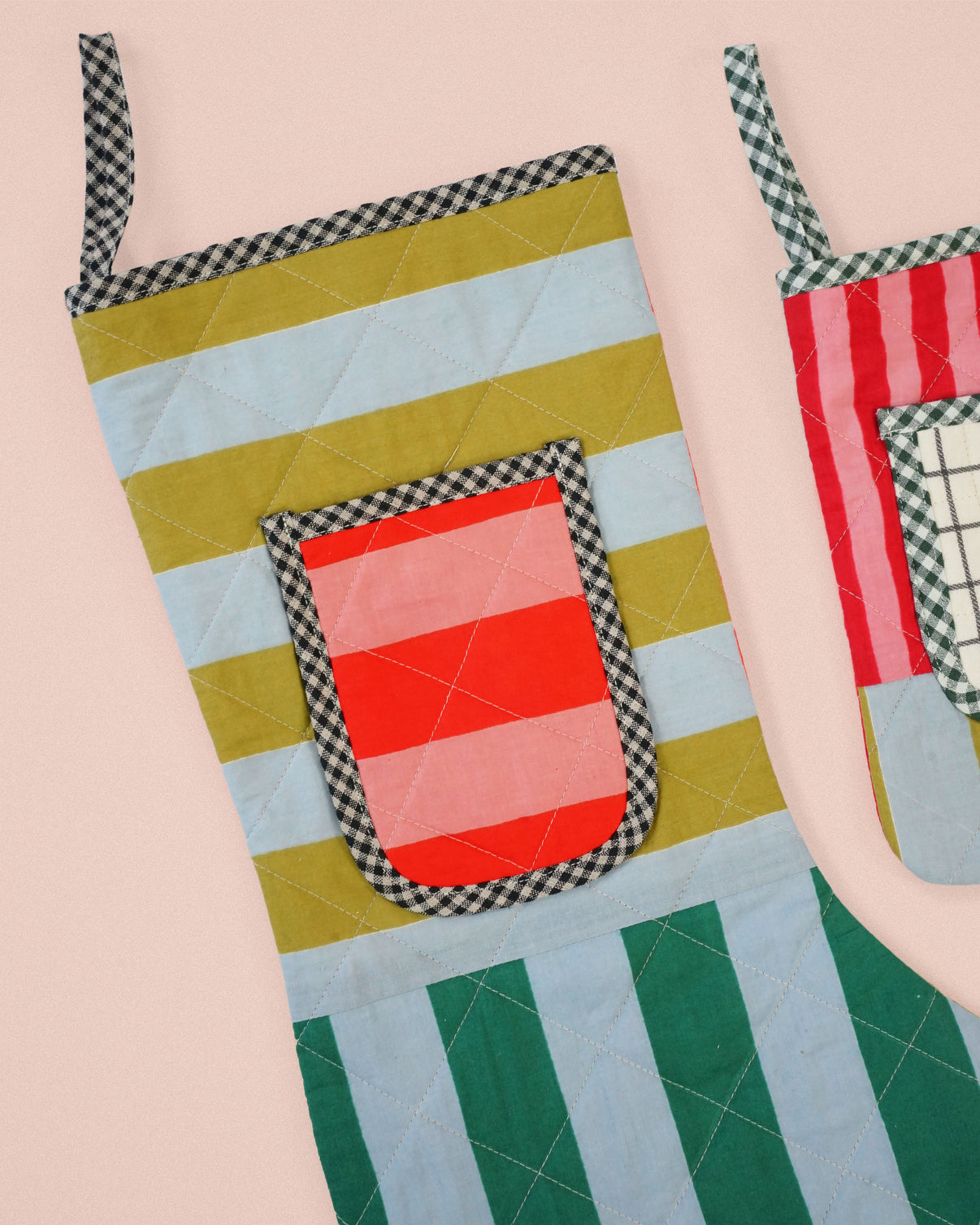 Quilted Pocket Stocking PDF Sewing Pattern – Matchy Matchy Sewing Club