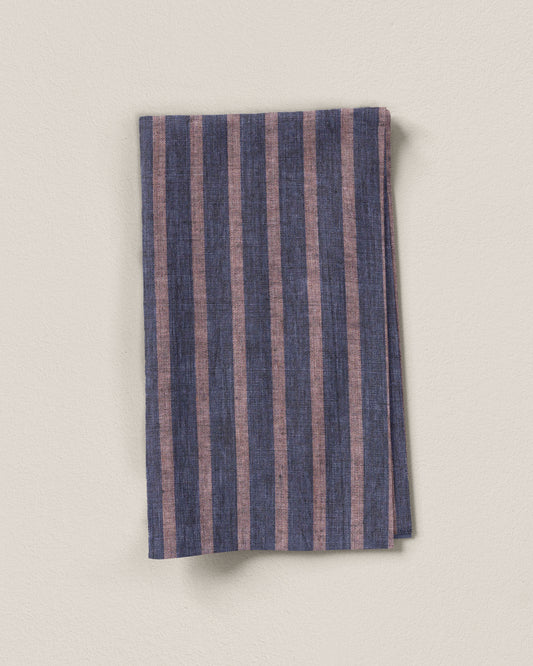 Jet Blue Stripe Linen